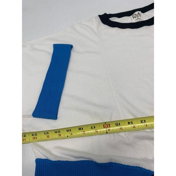 Planet Lauren G Blouse Long Sleeve White One Size Women's A98 - Picture 3 of 7